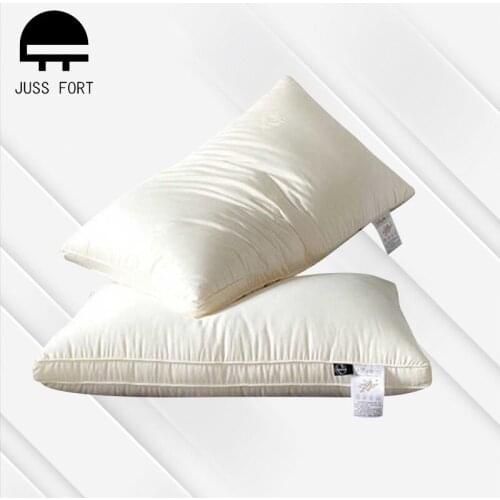 Soybean fiber Jacquard Soft Sleep Pillow Stretch Neck pillow for Sleeping Hotel standard for Home Supplies bed pillows 48*74 1pc