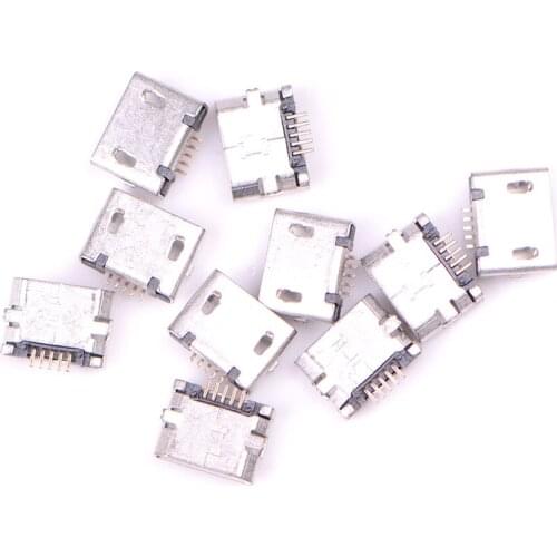 NEW 10pcs G18 Micro USB Type B Female 5Pin SMT Socket Jack Connector Port PCB Board Charging High Quality