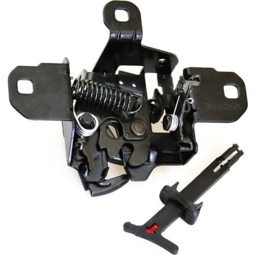 READXT Car Front Engine Cover Hood Latch Lock Block+Release Pull Rod Handle For VW JETTA Bora Golf 4 MK4 1J0 823 509E 1J5823593C