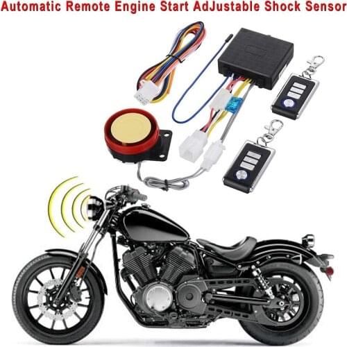 Anti-hijacking waterproof motorcycle security alarm/one way motorcycle alarm system 12V system alarm