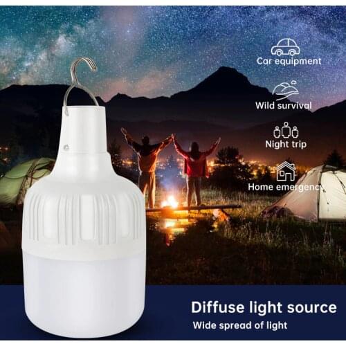 LED BULB Camping Lamp Outdoor Lighting USB Rechargeable Bulb For Outdoor Camping Lamp 5 Model Portable Lanterns Emergency Lights