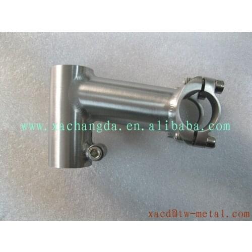 Titanium light weight handlebar stem " L" shape customized titanium bike handlebar stem customized titanium road/MTB bike stem