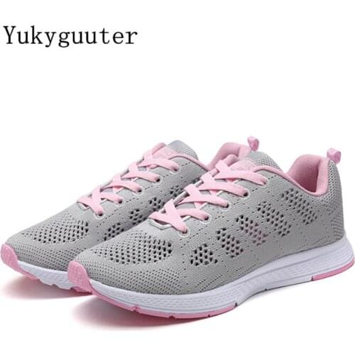 Woman Running Shoes Sports Sneakers Breathable 2018 Summer Walking Mesh Shoes Women Athletic Light Weight High Quality