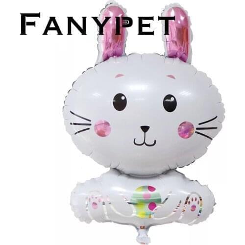 1pc Amnimal Rabbit Balloons Easter Balloon Easter Decoration Baloon Inflatable Easter Party Decoration Home Decor kid toy