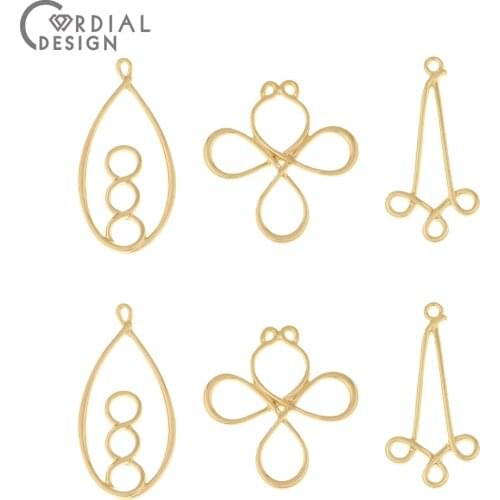 Cordial Design 100Pcs Jewelry Accessories/Pendants/Multi Shape/DIY Making/Choose/Charms/Hand Made/Jewelry Findings & Components