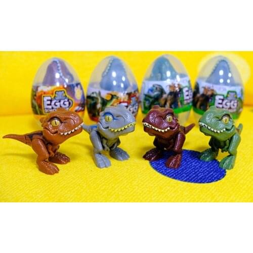 4pcs Finger Dinosaur Egg Toy Creative Tricky Tyrannosaurus Model Dinosaur Toy XX9E