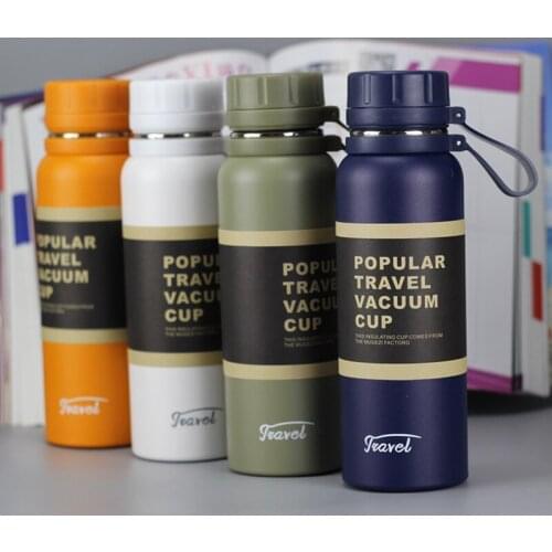 650/850ml Stainless Steel Thermos Bottle Outdoor Sport Bottles Portable Double Wall Insulation Vacuum Flask