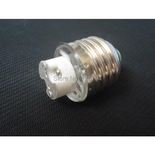 Free shipping 10pcs/lot E27 MR16 g4 g6.53 lamp base adapter E27 Male MR16 /G4/G6.53 Female socket lamp holder converter