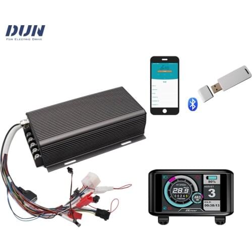 Sabvoton SVMC72150 48V 72V 150A Brushless Controller with UKC1 TFT Meter Display and Bluetooth for QS 3000w Spoke Motor