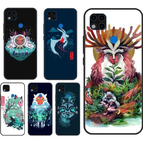 Princess Mononoke Case For Xiaomi Redmi Note 10 Pro 9 Pro 8 7 9S 8T K40 Redmi 9 9A 9C 7A 8A 9T Cover Funda