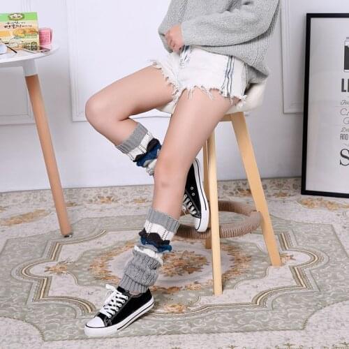 Women Lolita Slouch Socks Loose Boots Stockings Japan High School Girl Uniform Anime Knee Socks Leg Warmers Cosplay Accessories