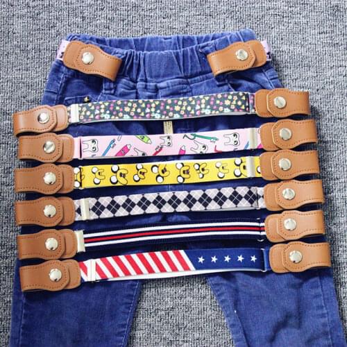 Child Buckle-Free Elastic Belt 2019 No Buckle Stretch Belt for Kids Toddlers Adjustable Boys and Girl`s Belts for Jeans Pants