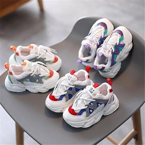 2021 hot Spring summer Childrens Breathable net shoes Boys Girls Baby Toddler shoes Soft bottom Non-slip Children casual shoes