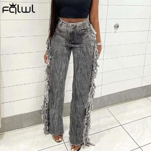FQLWL Womens High Jeans