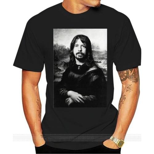 NEW DAVE GROHL MONALISA MENS WOMENS USA SIZE T-SHIRT S M L XL 2XL XXXL ZM1 male brand teeshirt men summer cotton t shirt