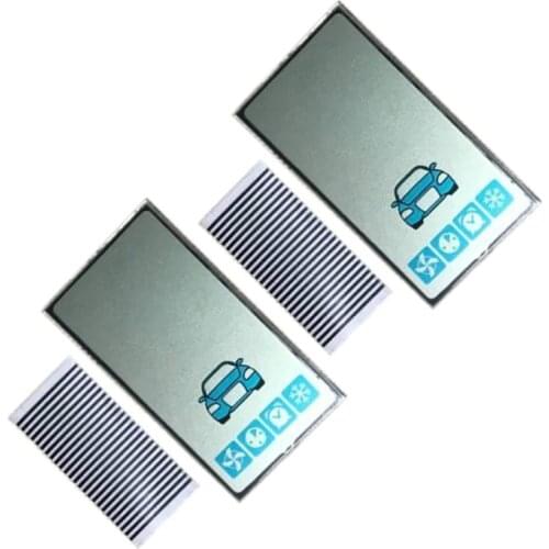 Wholesale 2 PCS/lot A93 GSM lcd display Flexible Cable for Russian starline A93 GSM lcd remote control keychain 2 way Car alarm