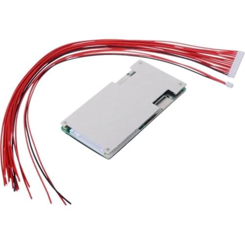 Hot 17S 64V 45A Li-Ion Battery Bms Pcb Protection Board With Balance Module For Ebike Electric Bicycle Drift Car Prevent Overcha