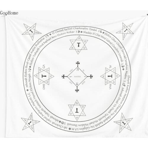 Classic Magic Goetia Circle Wall Tapestry Cover Beach Towel Throw Blanket Picnic Yoga Mat Home Decoration