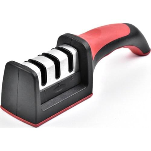 Kitchen Quick Sharpener Kitchen Knife Level 3 Sharpening Tool Suitable for All Knives Multi-function Sharpening Stone Rod