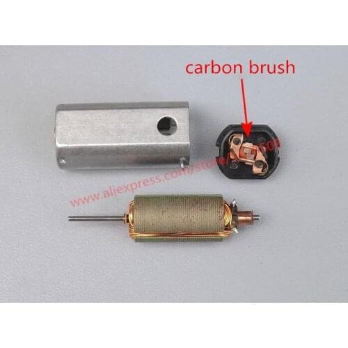 5 pcs Strong magnetic high speed motor carbon brush motor metal Micro motor 3.7V 020 Mini DC Motor 40000RPM DIY model airplane