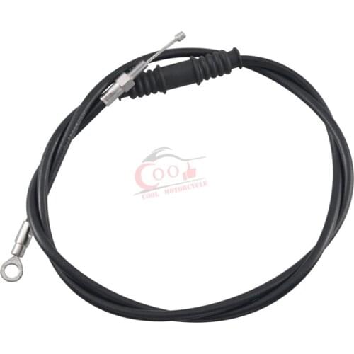 Motorcycle High quality Black Clutch Cable wire Lengthened Extended 160CM fits For Harley Sportster XL 883 1200 Dyna Softail