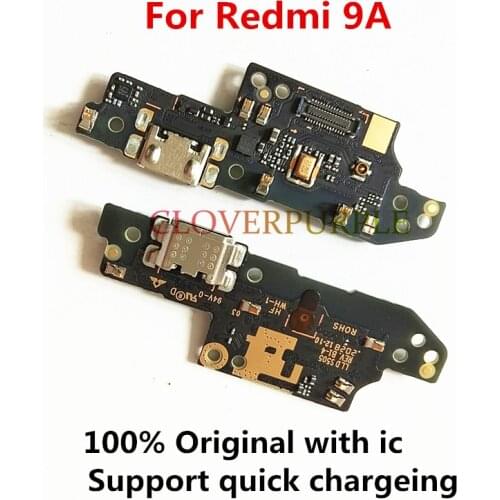 Original For Xiaomi Redmi 9A USB Charging Port Dock Connector Board Charger Plug Flex Cable