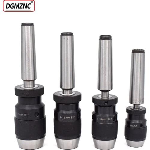 1set MORSE Tappter MTA2 MTB3 B10 B12 B16 B18 chuck self-tightening Keyless Drill Chuck for drilling machine Taper Drill Chuck