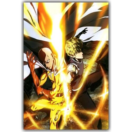 ONE PUNCH MAN Poster Popular Classic Japanese Anime Home Decor Silk Poster Picture Print Wall Decor 30x45cm 60x90cm