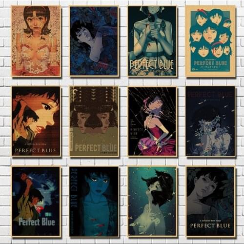 Posters and Prints Hot Perfect Blue Japanese Anime Classic Comic Movie Art kraft paper Poster Painting Home Decor