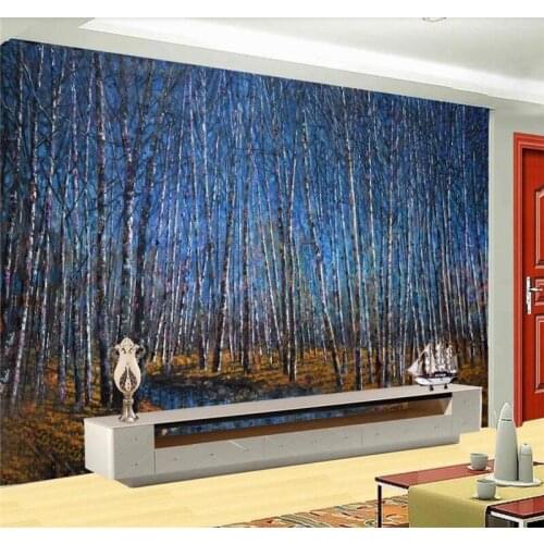 Custom 3d wallpaper HD wood stereo European wood painting decorative painting high quality waterproof material
