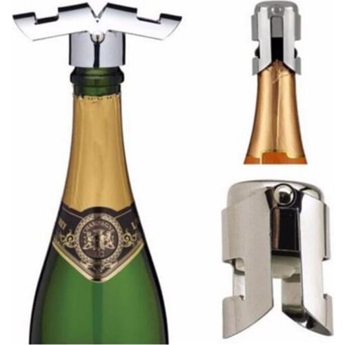 Stainless Steel Reusable Red Wine Stopper Wine Cork Bottle Plug Bar Tools
