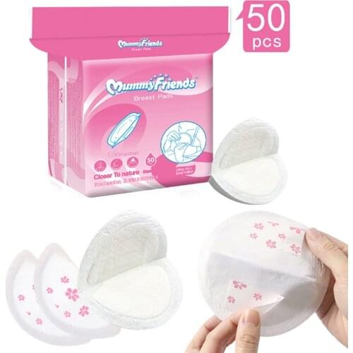 30/50Pcs Disposable Nursing Pads for Breastfeeding Super Soft Breastfeeding Milk Pads Ultra Comfortable & Individually Wrapped