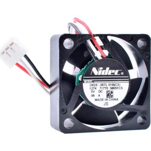 COOLING REVOLUTION D03X-05TL 01B 3cm 3010 5V 0.08A Router Network Box Cooling Fan Small cooling fan