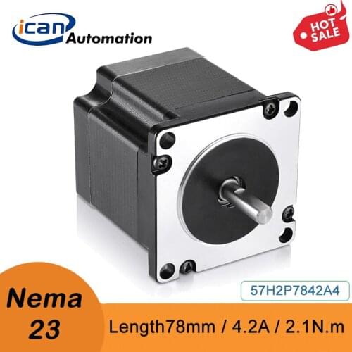 ICAN Nema23 Stepper Step Motor 2.1Nm 4.2A 78mm 2.6Nm 5.0A 98mm For Laser Engraver