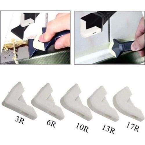 3 in 1 Glass Adhesive Corner Scraper Caulking Tool Spatula Adhesive Rubber Spatula Scraper Tool Glass Glue Angle Scraper