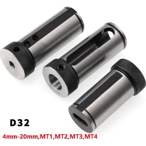 BEYOND Lathe Guide Sleeve D32 12mm 8mm 4mm-20mm MT1 MT2 MT3 MT4 Seismic Sleeves for Turning Tools Auxiliary Tool Taper Shank CNC