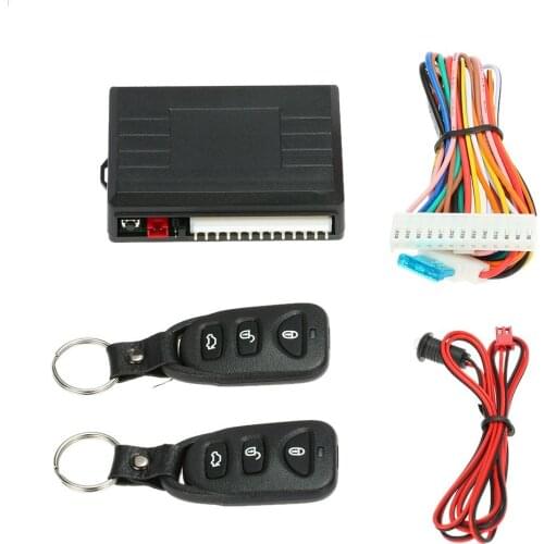 Universal Car Door Lock Trunk Release Keyless Entry System Central Locking Kit With Remote Control Drop Shipping