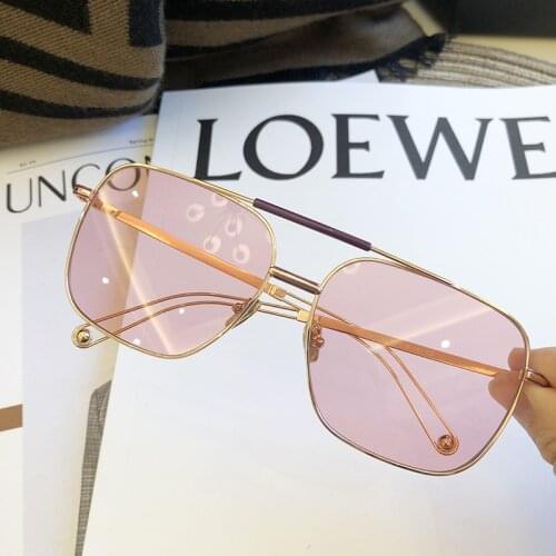 High Quality Special Brand Sunglasses Women Men Luxury Metal Flat Top Glasses Square Sun Glasses For Female Driving Oculos UV400