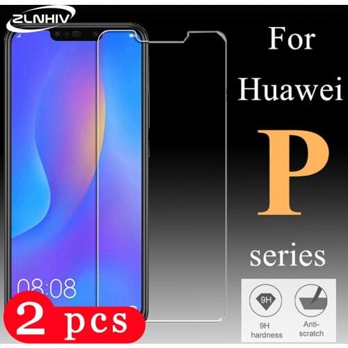2Pcs 9H tempered glass for huawei P30 pro P20 lite P10 P9 lite phone screen protector on the glass smartphone protective film