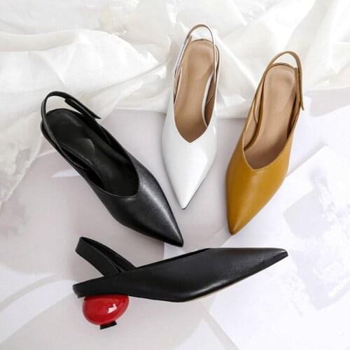 Fashion high heel sandals women Spring and summer new pointed women shoes high heels women pumps heeled shoes lady black 40