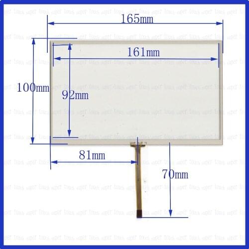070178 New 7Inch Touch Screen 165mm*100 4mmcompatible for 7 GPS GLASS for tble for GPS CAR