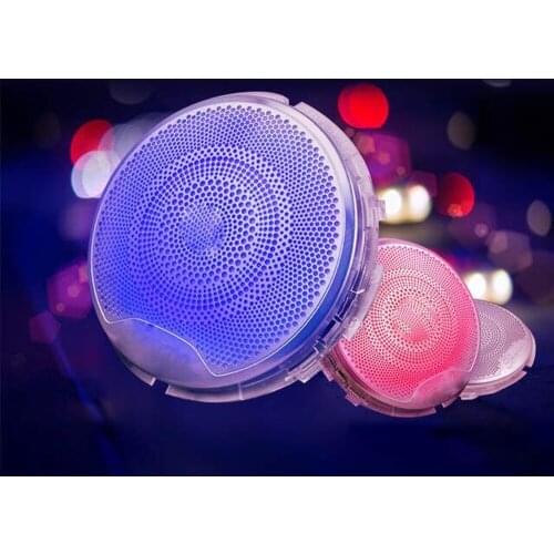 4PCS/Set LED Audio Sound Speaker Cover W213 Ambient Light Atmosphere 64 Colors For BENZ E-Class W213 2015-2018 Trim Case Emblem