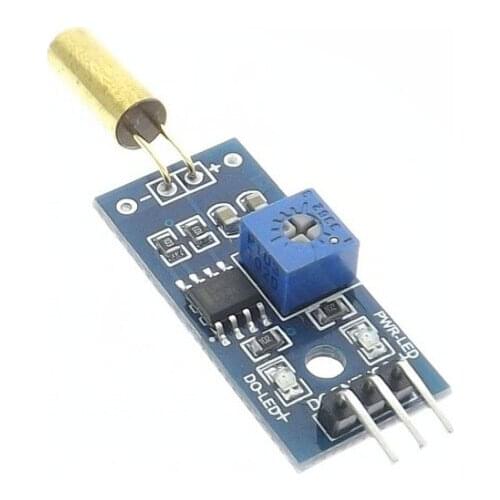 5pcs/lot Golden SW520D SW-520D Angle sensor module Ball switch Tilt sensor module Connector