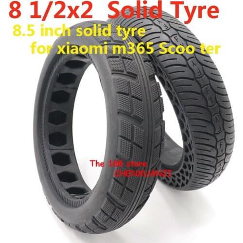 8.5X2 Solid Tyre for Xiaomi Mijia M365 Electric Scooter Wheel for M365 Pro Shock Absorber Damping Rubber Solid Tire '8 1/2x2