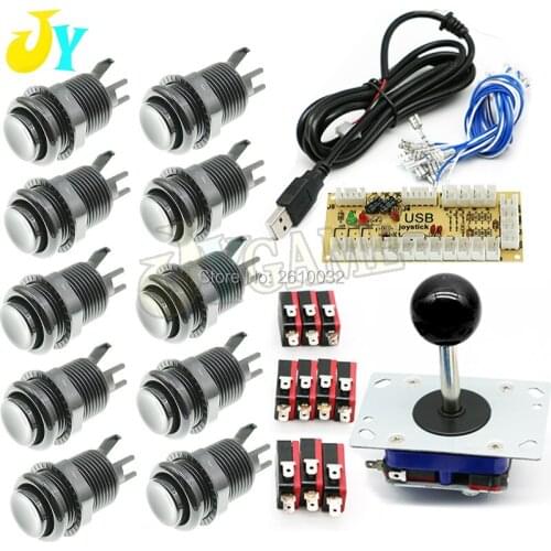 Control Arcade Set Kit for ZIPPY Joystick HAPP Style Push Button for Arcade Games MAME Controller DIY