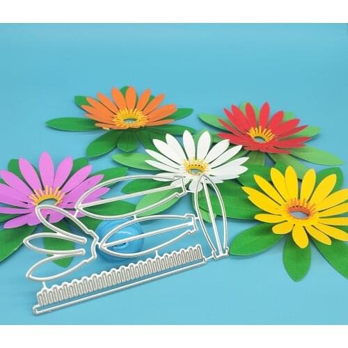 Flowers, stamens, leaves, metal cutting knife mold, scrapbook album decoration, DIY handmade art