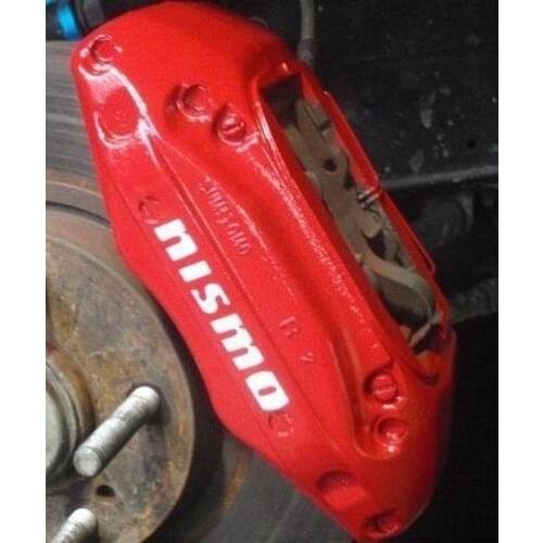For Nismo Brake Caliper High Temp. Vinyl Decal Stickers (Any Color) 6 X Car Styling