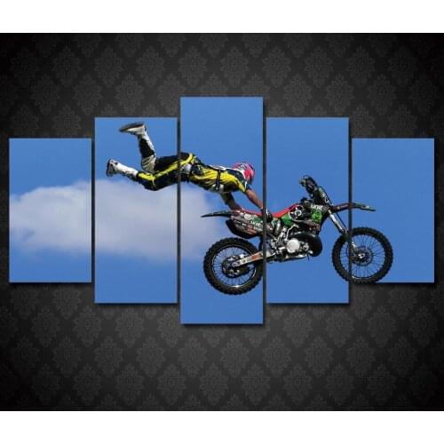 HD Printed 5 Piece Canvas Art Muscle Cars Painting Wall Pictures for Living Room Modern Wall Art Canvas Free Shipping