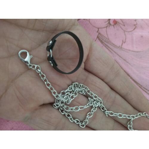 Custom 1/6th Black Collar SM Fun Chain For 12" Male Phicen UD HT Figure Doll