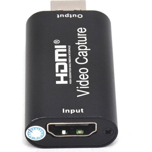 1080P Audio Video Capture Card USB 2.0 for Game Video Live Streaming Tool Audio and Video Synchronization 4K Support 3840×2160